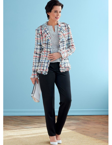 Patrón de chaqueta, vestido, blusa y falda - Butterick 6738