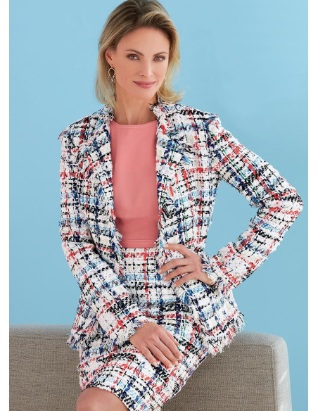 Patrón de chaqueta, vestido, blusa y falda - Butterick 6738