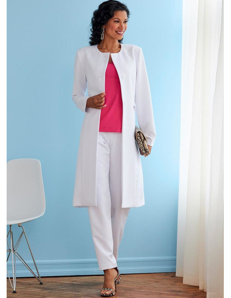 Patrón de chaqueta, abrigo, blusa y pantalón - Butterick 6740