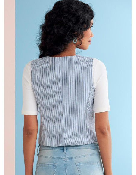 Patrón de chaleco - Butterick 6745