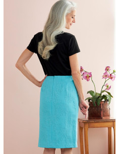 Patrón de falda y cinturón - Butterick 6746 2