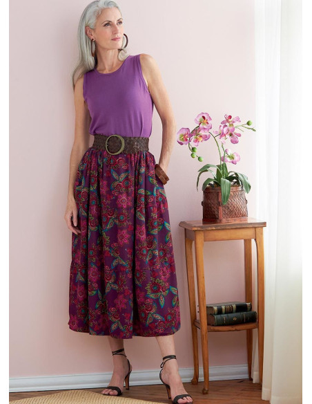 Patrón de falda - Butterick 6749