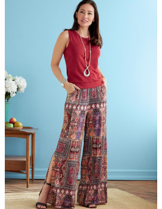 Patrón de short y pantalón - Butterick 6750