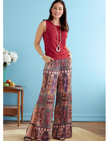 Patrón de short y pantalón - Butterick 6750