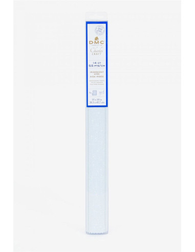 Tela aida 5.5 irisada para bordar DMC - Azul
