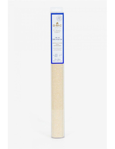 Tela aida 5.5 metalizada para bordar DMC