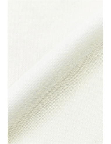Tela de lino 11 hilos para bordar DMC - Crema