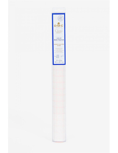 Tela aida 5.5 magic guide para bordar DMC - Blanco