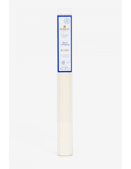 Tela aida 7.0 para bordar DMC - Crudo