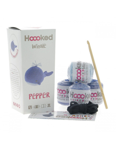 Kit de crochet - Pepper la ballena