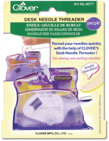 Enhebrador de agujas de oficina Clover