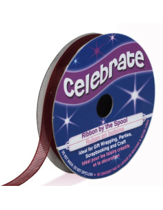 Cinta de organza Celebrate ciruela - 6 mm x 8 m