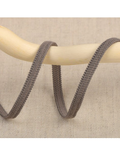 Elástico flexible de 5 mm - Gris oscuro