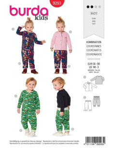 Patrón de chaqueta y pantalón - Burda 9293
