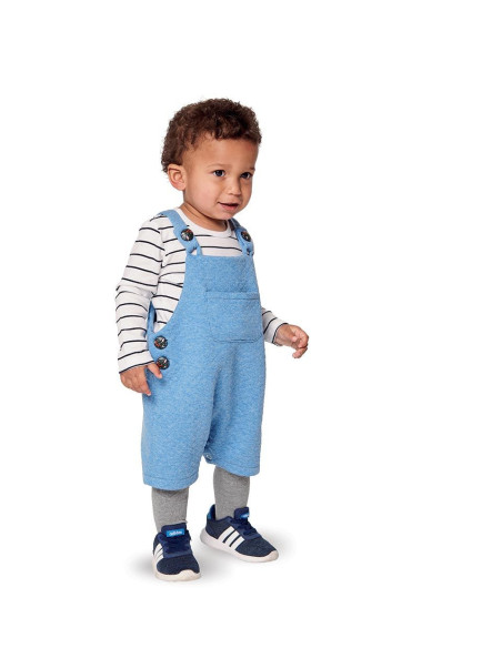 Patrón de peto y pantalón corto - Burda 9295