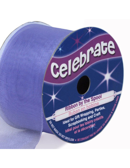 Cinta de organza Celebrate malva - 32 mm x 5 m