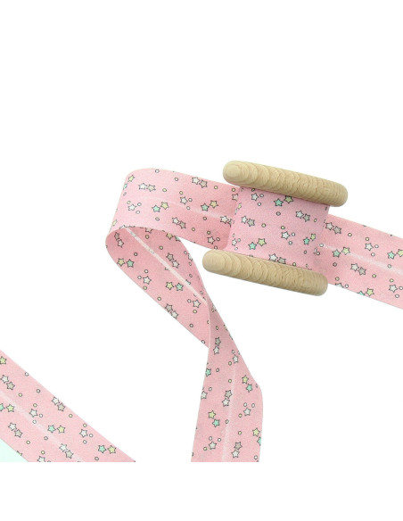 Estrellas sesgadas 30 mm - Rosa