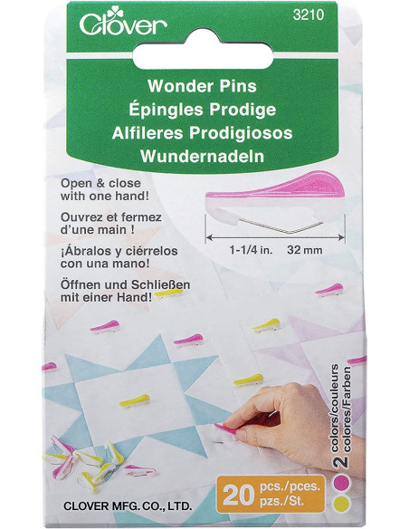 Alfileres Prodigio Clover