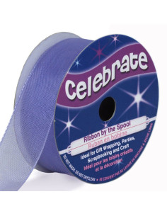Cinta de organza Celebrate malva - 20 mm x 5 m