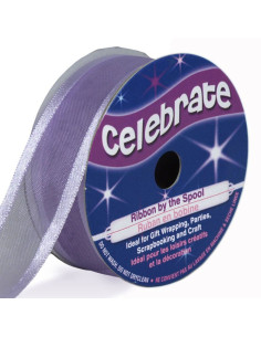 Cinta de organza Celebrate lila - 20 mm x 4 m