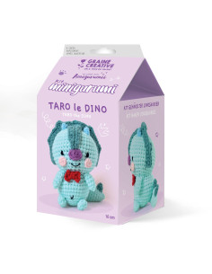 Kit de crochet minigurumi - Taro el dino