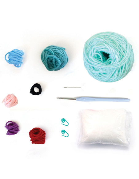 Kit de crochet minigurumi - Taro el dino