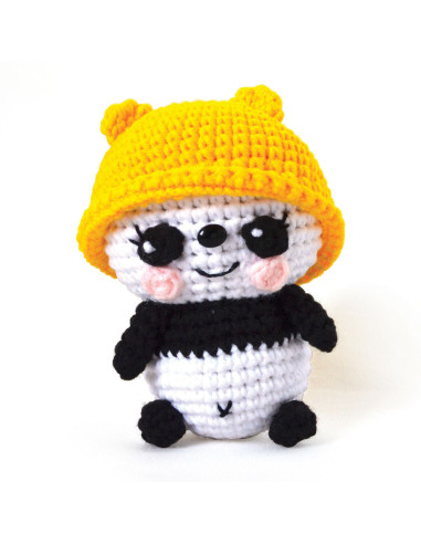 Kit de crochet minigurumi - Nana el panda
