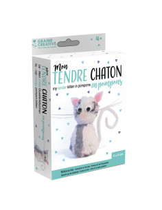 Kit de pompon - Mi tierno gatito