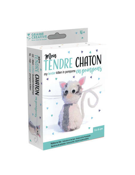 Kit de pompon - Mi tierno gatito
