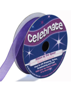 Cinta de organza Celebrate violeta - 9 mm x 8 m