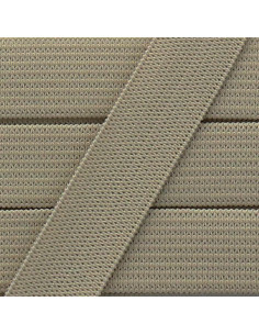 Elástico flexible 15 mm - Beige oscuro
