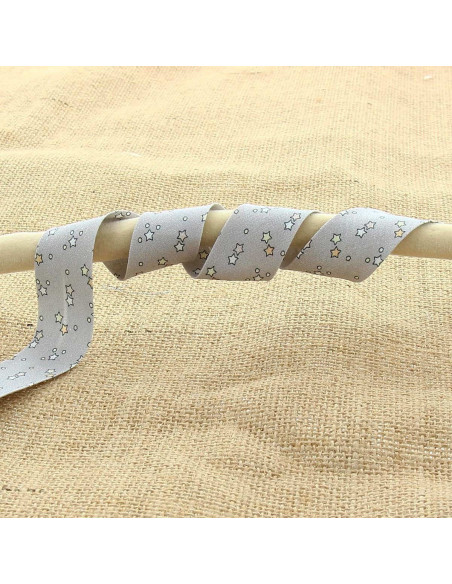 Estrellas sesgadas 20 mm - Gris