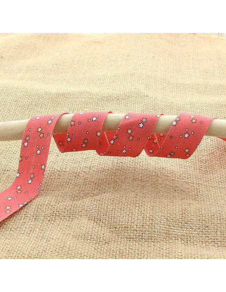 Estrellas de sesgo 20 mm - Coral