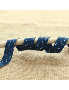 Estrellas sesgadas 20 mm - Azul noche