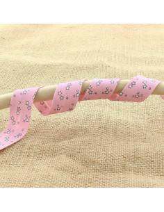 Cinta de estrellas de 20 mm - Rosa