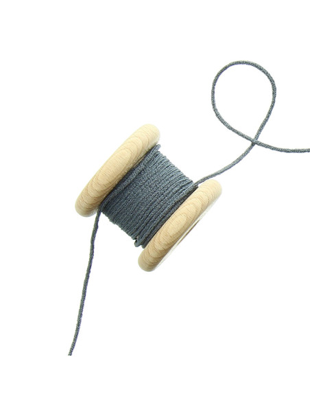 Cordón elástico 2.5 mm - Gris