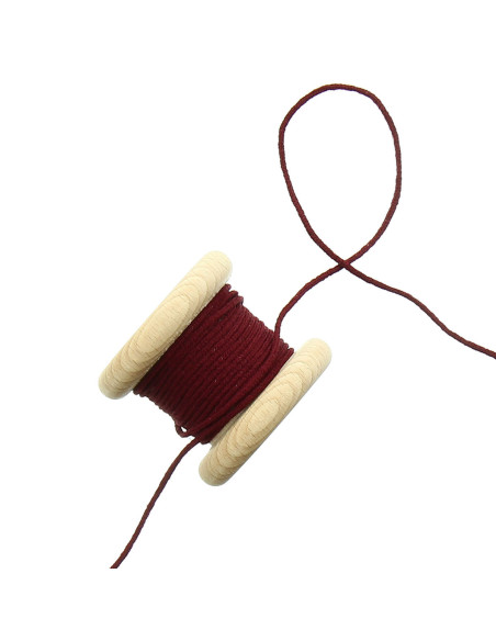 Cordón elástico 2.5 mm - Burdeos