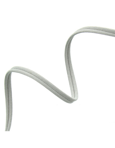 Cordón doble vivo cubierto mate - Gris