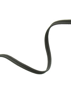 Cordón doble vivo cubierto mate - Gris antracita