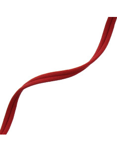 Cordón doble vivo cubierto mate - Rojo