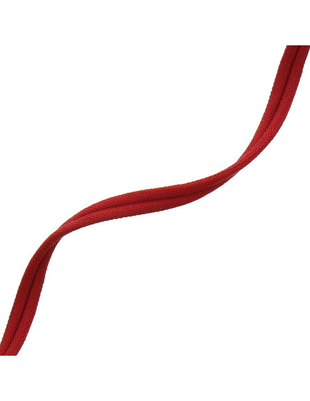 Cordón doble vivo cubierto mate - Rojo