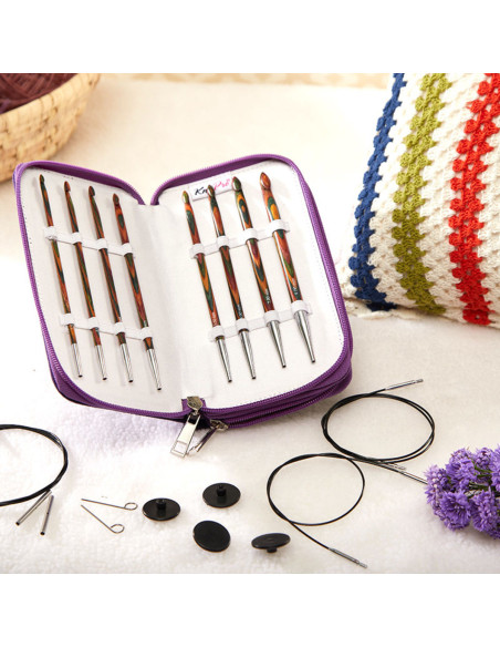 Estuche de ganchillos tunecinos Symfonie KnitPro