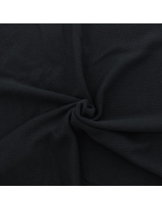 Tejido de punto jersey derecho - Negro