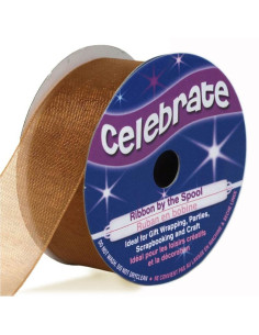 Cinta de organza Celebrate cobre - 20 mm x 5 m