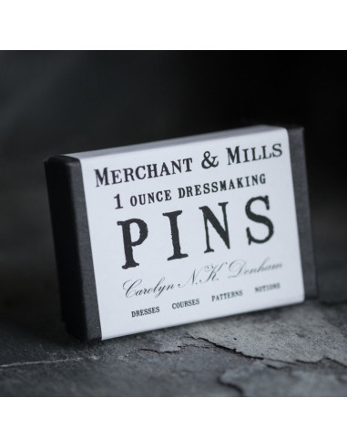 Caja de 28 grs de alfileres extrafinos Merchant & Mills