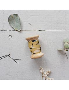Bies viscosa Windy Mustard por metro - Atelier Brunette