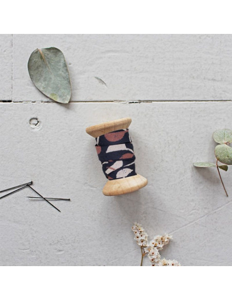 Sesgo de viscosa Windy Night por metro - Atelier Brunette