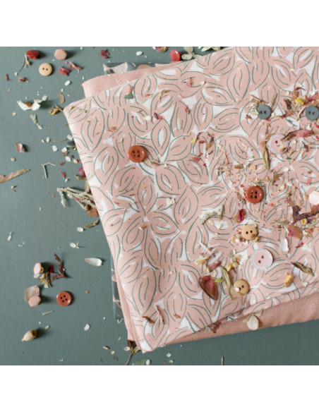 Tejido de gasa de algodón Petal Maple - Atelier Brunette