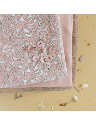 Tejido de gasa de algodón Petal Maple - Atelier Brunette