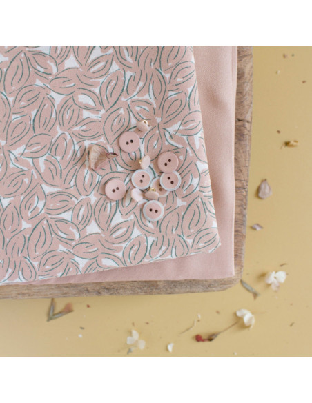 Tejido de gasa de algodón Petal Maple - Atelier Brunette